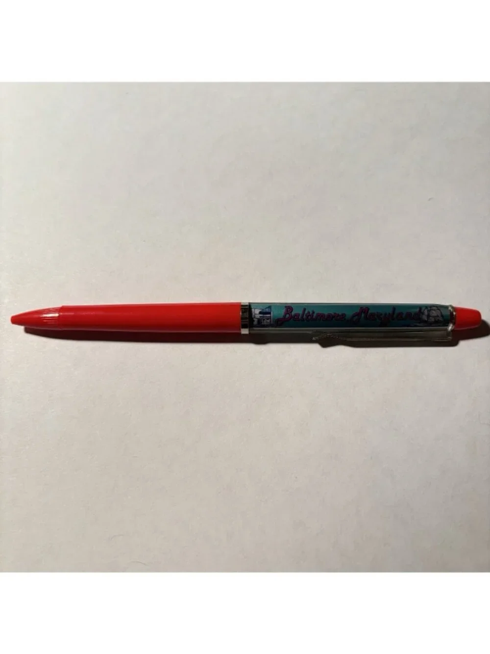 Baltimore Maryland Floaty Pen Inner Harbor Sailing Ship State Souvenir Vintage